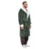 Snuggs Blanket Robe Engraved Lines Green